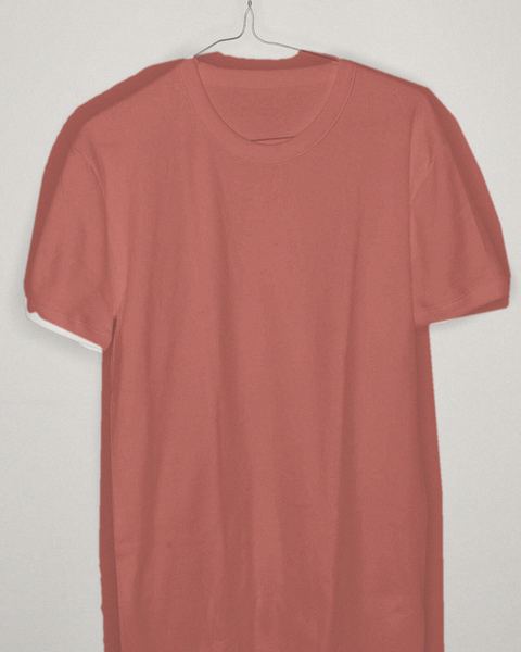 Coral pocket tee, as found