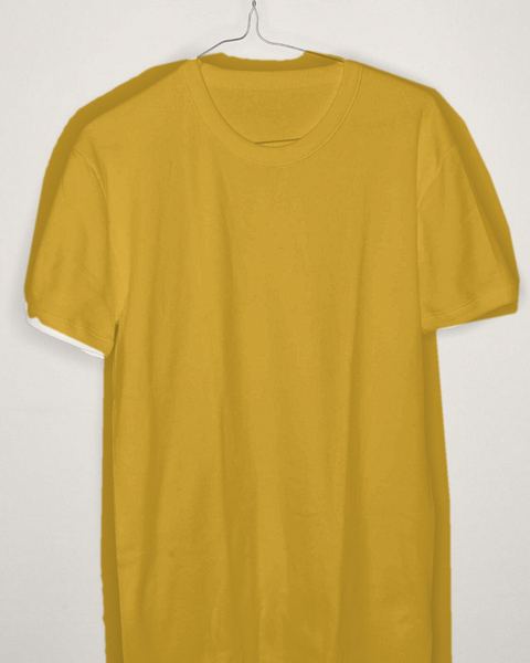 Mustard tee, as found